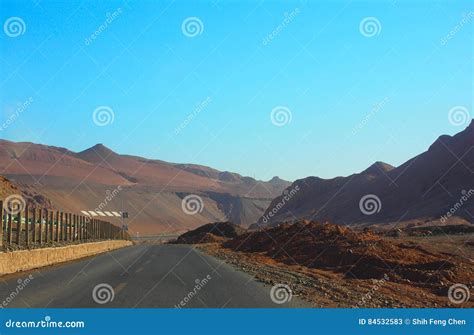 One the Road To Flame Mountain,Turpan,Uygur Zizhiqu,Xinjiang,China ...