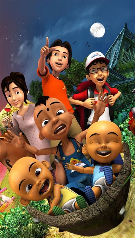 wallpaper laptop upin ipin