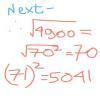 let's find two square root nearest to 5000 - Brainly.in