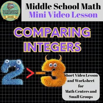 Image result for Middle School Math Integers
