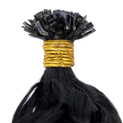 K Tip Hair Kinky Curly Extensions Human Hair Burmese Raw Curly Flat Tip ...