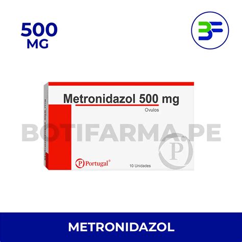 Metronidazol 500 Mg Óvulos | Receta Médica