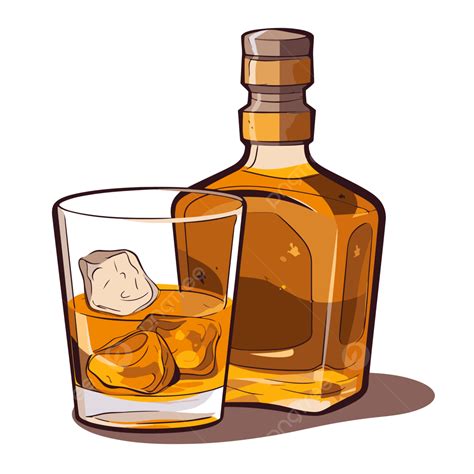 Whiskey Bottle And Glass PNG, Vector, PSD, and Clipart With Transparent ...
