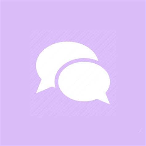 Purple Messages Icon