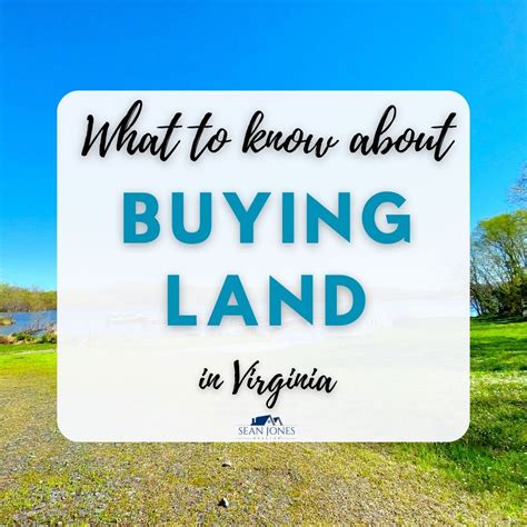 What to know about buying land in Virginia