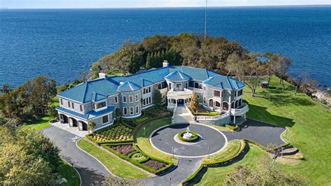 Waterfront 10 Acre Crane Neck Point Estate Includes 2,500' of Private ...