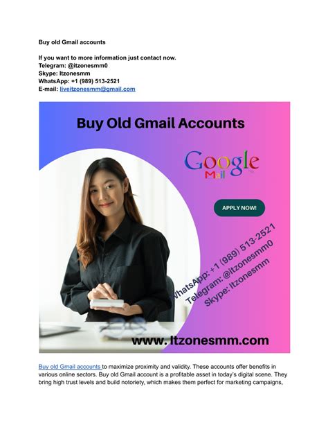 PPT - Buy Gmail Accounts In10 Bulk [Aged And Verified]in 2025 ...