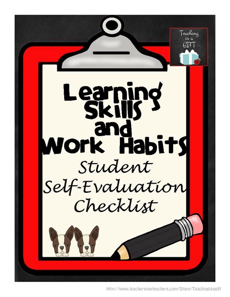 Image result for Learning Skills Checklist