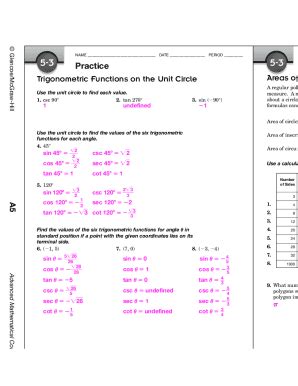 Fillable Online The Unit-Circle Definition of Cosine and Sine Fax Email ...