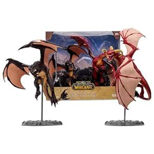 Buy McFarlane - World of Warcraft - 1:12 Red Highland Drake & Black ...