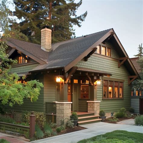 Modern Craftsman House Colors