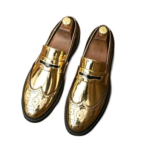 AU Gold Dress Shoe – Sebaa