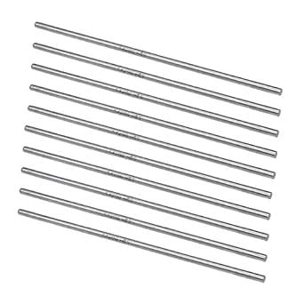 uxcell Round Steel Rod, 5mm HSS Lathe Bar Stock Tool 200mm Long, for ...