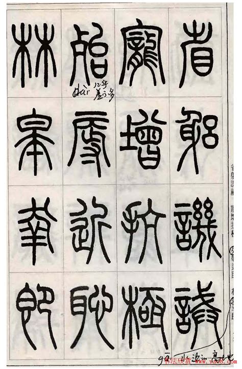 张永明小篆书法欣赏《千字文》 - 第2页 篆书字帖书法欣赏