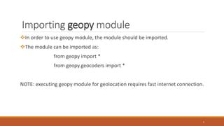 Image result for Geopy for Geocoding