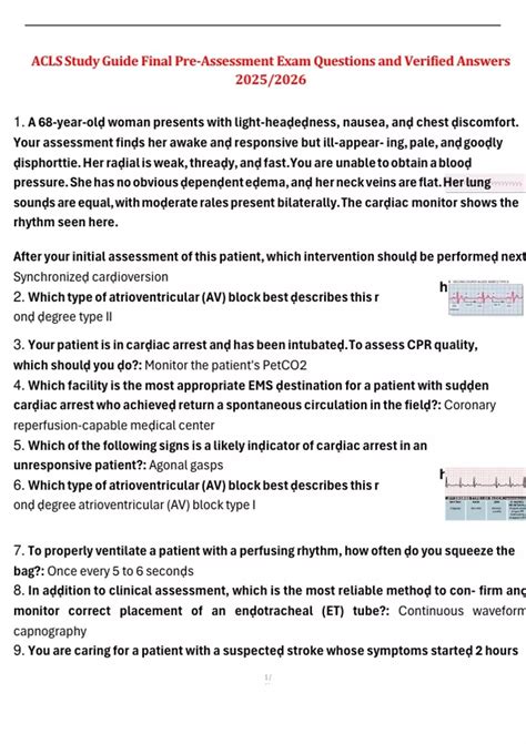 ACLS Study Questions 的图像结果