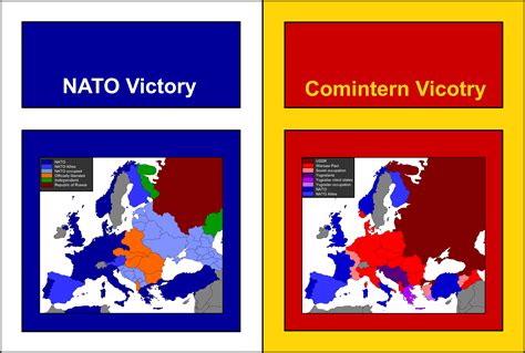 World War III (NATO vs. Warsaw Pact) | Two scenarios : imaginarymaps