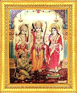 Lord Ram,Seeta Laxman Hanuman Attractive Wall,Festive,Home Decor ...