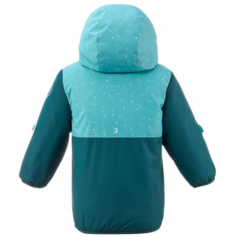 Kids' Waterproof Winter Jacket - Warm 500 Blue - Turquoise, Green ...