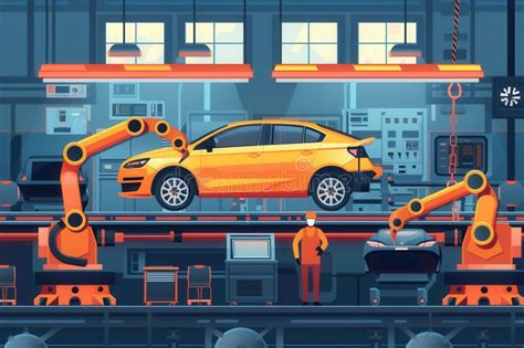 Industrial Robots Building Cars 的图像结果