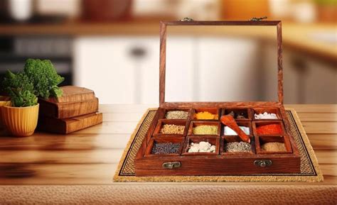 Wooden Masala Box Manufacturer, Supplier from Bijnor