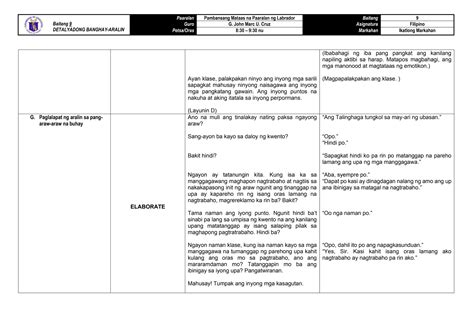 14. Cruz, John Marc U. (DLP) o banghay aralin | PDF - guro marc halleck dvds download