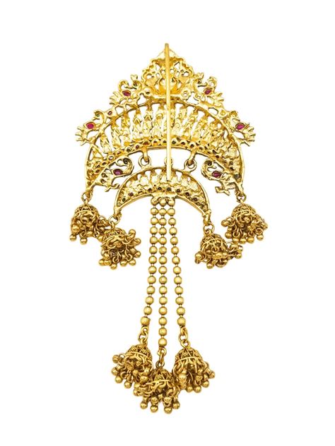 Buy OOMPH Women Ethnic Multi-Color Hair Bun Pin Online