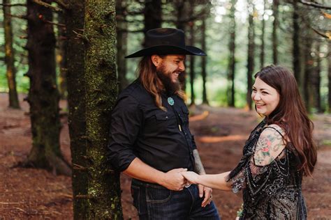 Bride and Groom laugh at asheville wedding elopement ~ Elope Outdoors