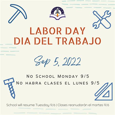 Labor Day Monday / Lunes de Dia del trabajo | Tremont Elementary School