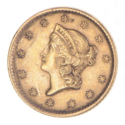 $1.00 United States Gold Coin - 1854 Liberty Head - Historic | Property ...