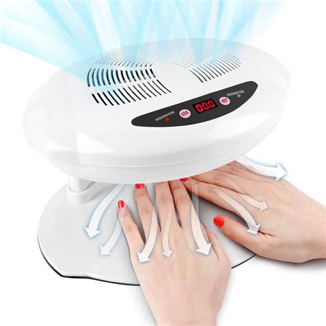Nail Polish Dryer for Both Hands and Feet, 2 in 1 Cool/Warm Air Blow ...