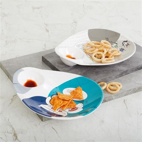 Buy Happiness Printed Chip and Dip- Set Of 2 from Home Centre at just ...