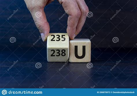 Uranium Enrichment Symbol. Turned The Cube And Changes Words `uranium ...