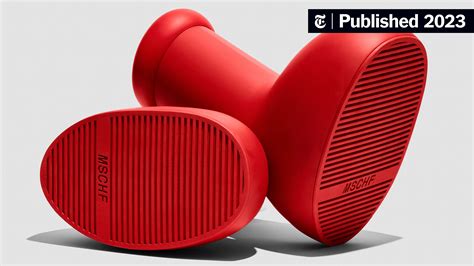 These Big Red Objects From MSCHF Claim to Be Boots - The New York Times