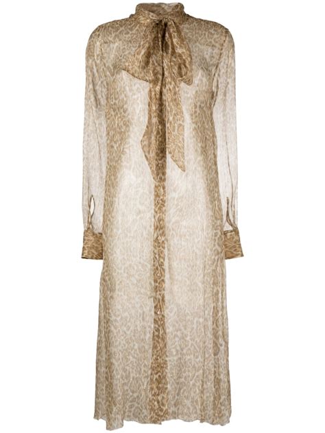 Ermanno Scervino Sheer Silk Midi Dress Price in India | Culture Circle