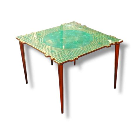 Malachite Big Square Designer Table – AGATES N STONES