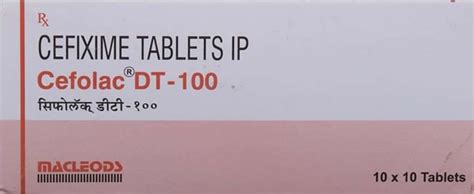Cefolac DT-100 Tablet: Uses, Side Effects, Price, Dosage & More Info ...