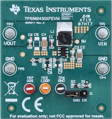 TPS560430XFEVM Evaluation Module (EVM) - TI | Mouser