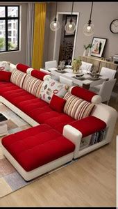 Torque Callister Right Facing U Shape Fabric 9 Seater Sofa Price in ...