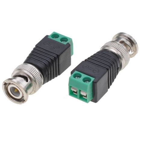BNC Male Connector to 2 Pin Terminal Block Adapter Buy Online At HUBTRONICS