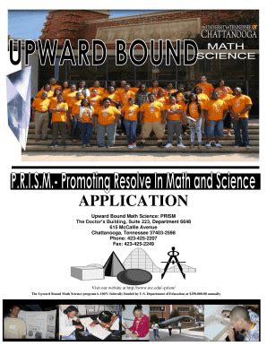 Fillable Online utc Upward Bound Math Science PRISM Fax Email Print ...