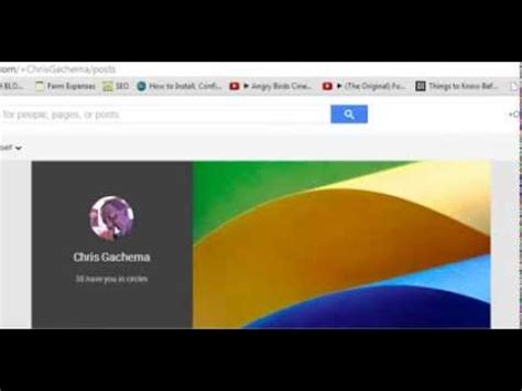 How to Add Or Change Your Google + Profile Picture - YouTube