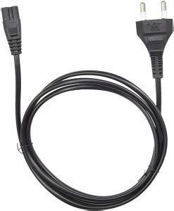 SDC TV-out Cable POWER CORD-1.5 m-2 PIN ISI PLUG with C7 SOCKET-0.5 SQ ...