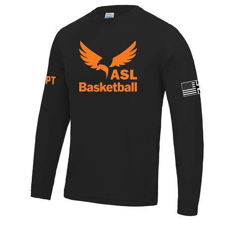 ASL Basketball Long Sleeve Tech Tee - Pioneer Teamwear