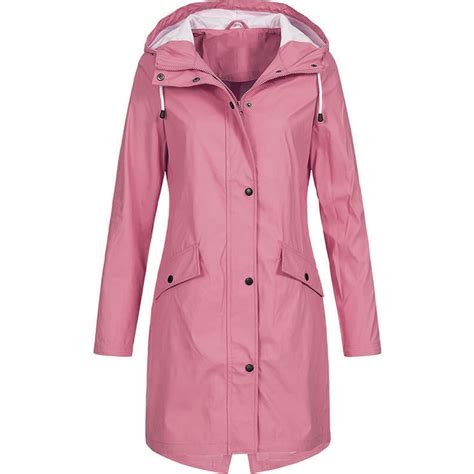 YanHoo Women Waterproof Outdoor Hiking Raincoat Women Lined Rain Jacket ...
