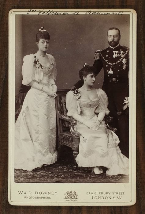 Prince valdemar of Denmark and princesses louise and maud of wales ...