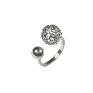 Buy Malparara Women'S Oxylove 925 Sterling | Silver Adjustable Ring ...
