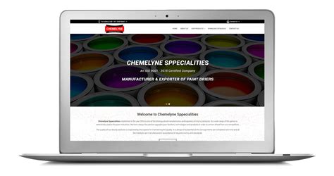 Chemelyne Sppecialities | Website Design | Kreatizz