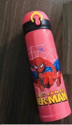 boombasket Cute Spiderman Pink Printed Stainless Steel Insulated Sipper ...