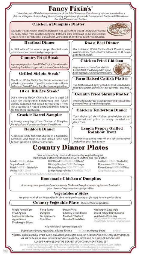Cracker Barrel Full Menu with Prices PDF 的图像结果